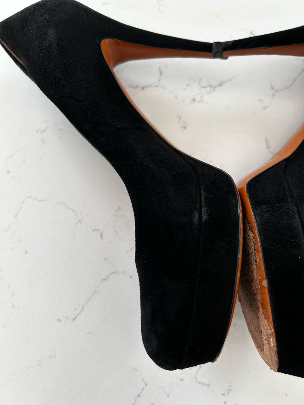 Gucci heels/pumps black suede size 38 - Picture 9 of 16